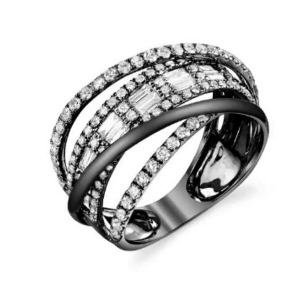 New Gorgeous White Sapphire Ring Size 6-10